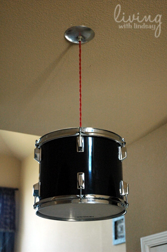 Living With Lindsay Pendant Drum Light Fixture