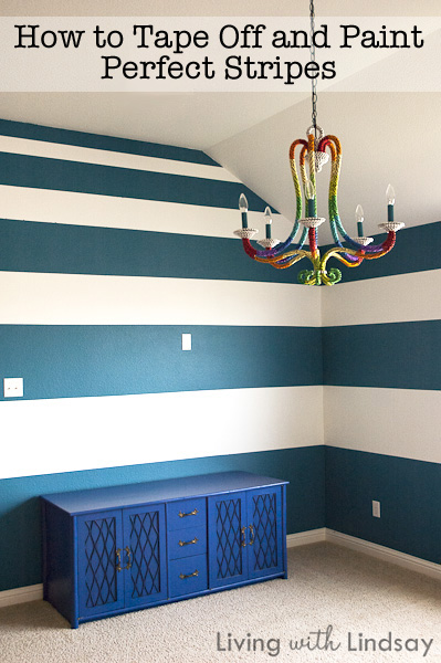 Paint Stripes Across a Room