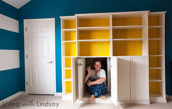 Built In Bookcase, Add Doors To Billy Bookcase