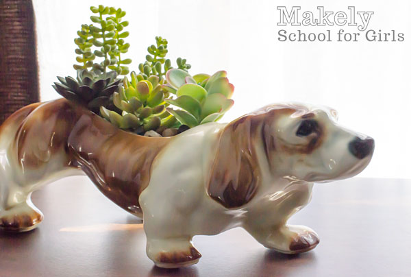 Using Realistic Looking Faux Succulents | Makely School for Girls