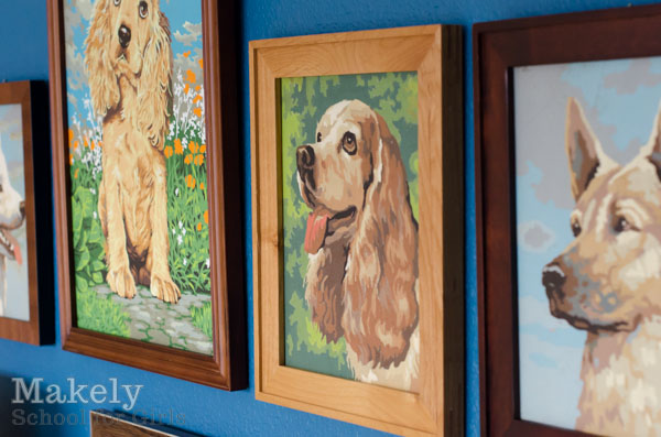 Mixed Frame Gallery Wall | Makely School for Girls