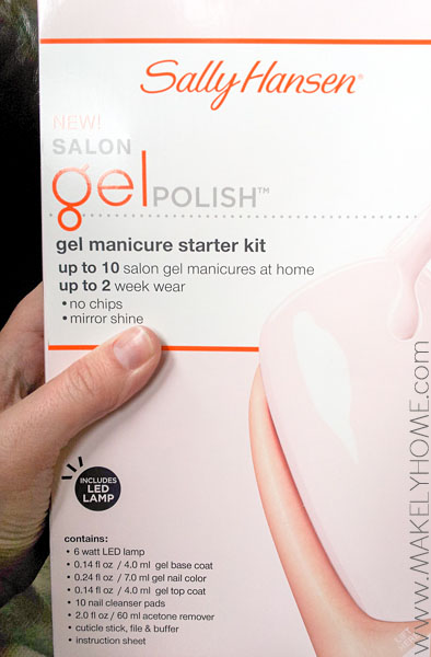 How to Do Gel Nails at Home: A Sally Hansen Salon Gel Polish Starter Kit Review | Makely School for Girls