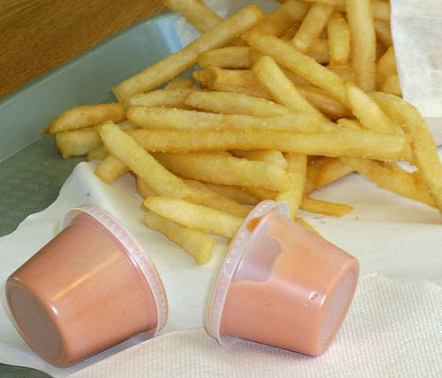 Fry Sauce is a big deal in Utah. It's a combination of mayo, ketchup and BBQ sauce. http://makelyhome.com