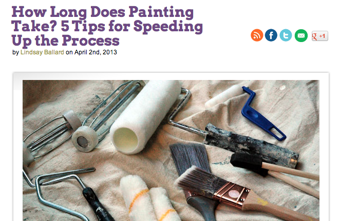 Five Tips for Speeding up the Painting Process | Makely School for Girls