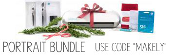 Use code MAKELY at http://www.silhouetteamerica.com/black through 12/8/2013 for mega savings on a Silhouette CAMEO, Portrait - or both!
