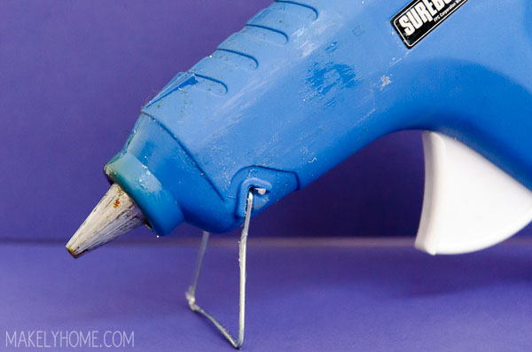 How to Clean a Glue Gun via MakelyHome.com