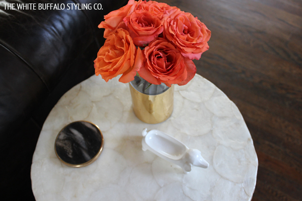 DIY Gilded Vase from thewhitebuffalostylingco.com