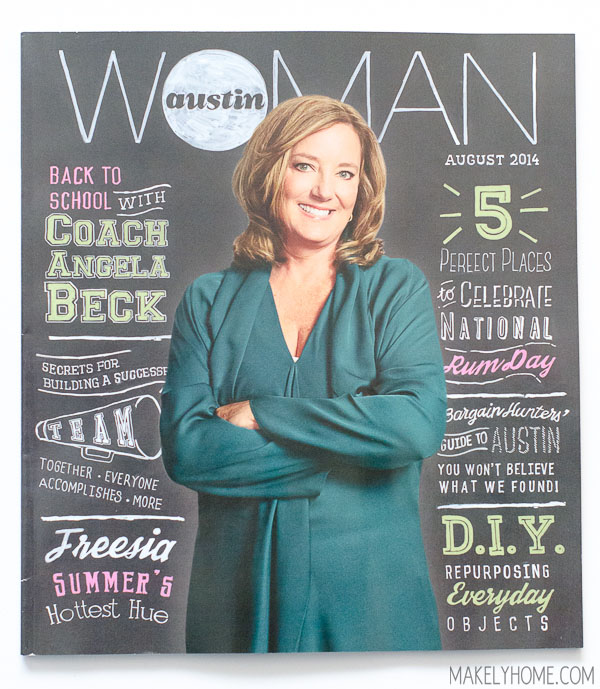 Lindsay Ballard of Makely featured in Austin Woman - August 2014