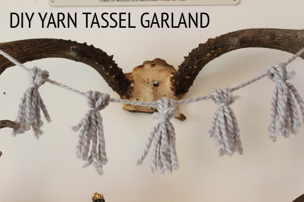 DIY Yarn Tassel Garland