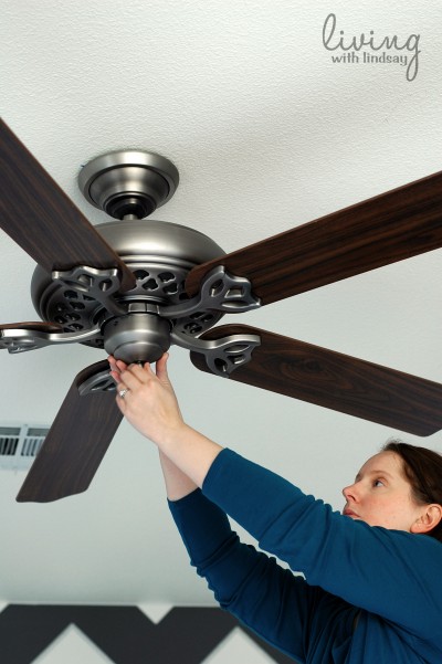 How To Replace A Ceiling Fan Part I, How To Change Ceiling Fan Light Cover