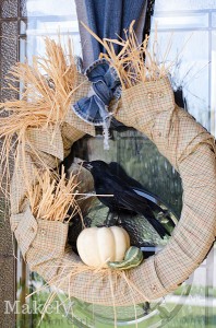 Urban Scarecrow Fall Wreath | Makely School for Girls