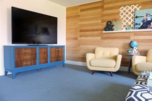 Bamboo Flooring Feature Wall