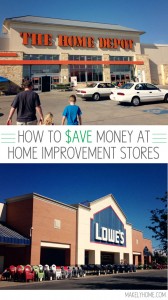Tips on Saving Money at Home Improvement Stores via MakelyHome.com