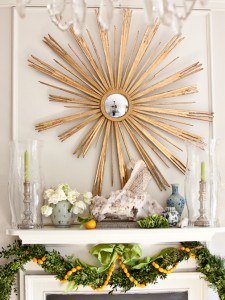 15 Stylish Winter Mantels via MakelyHome.com