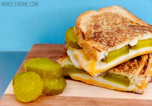 The Ultimate Grilled Cheese Sandwich recipe via MakelyHome.com