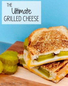 The Ultimate Grilled Cheese Sandwich recipe via MakelyHome.com