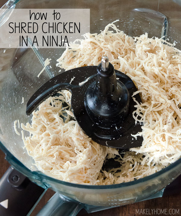 How to Shred Chicken in a Ninja