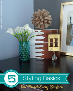 5 Styling Basics to Decorate Almost Any Surface | Jackie Hernandez for MakelyHome.com
