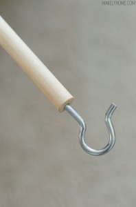 how to replace an old, dirty attic cord with a cheap and easy hook and pull