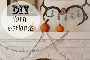 Easy DIY Yarn Garlands - 3 ways