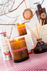 Delicious and sophisticated home fragrance scents - Thymes Holiday Gingerbread Collection