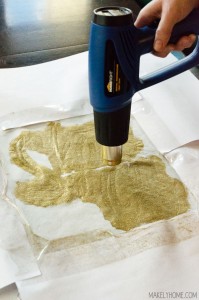 Easy DIY Heat Embossed T-Shirt