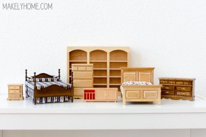 DIY dollhouse from a bookcase - styled to look like my home #giveahome #Wayfair #Porch