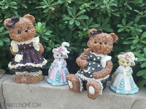 Halloween Teddy Bear Figurines