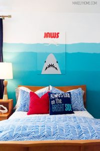 DIY Modern Jaws Artwork via MakelyHome.com